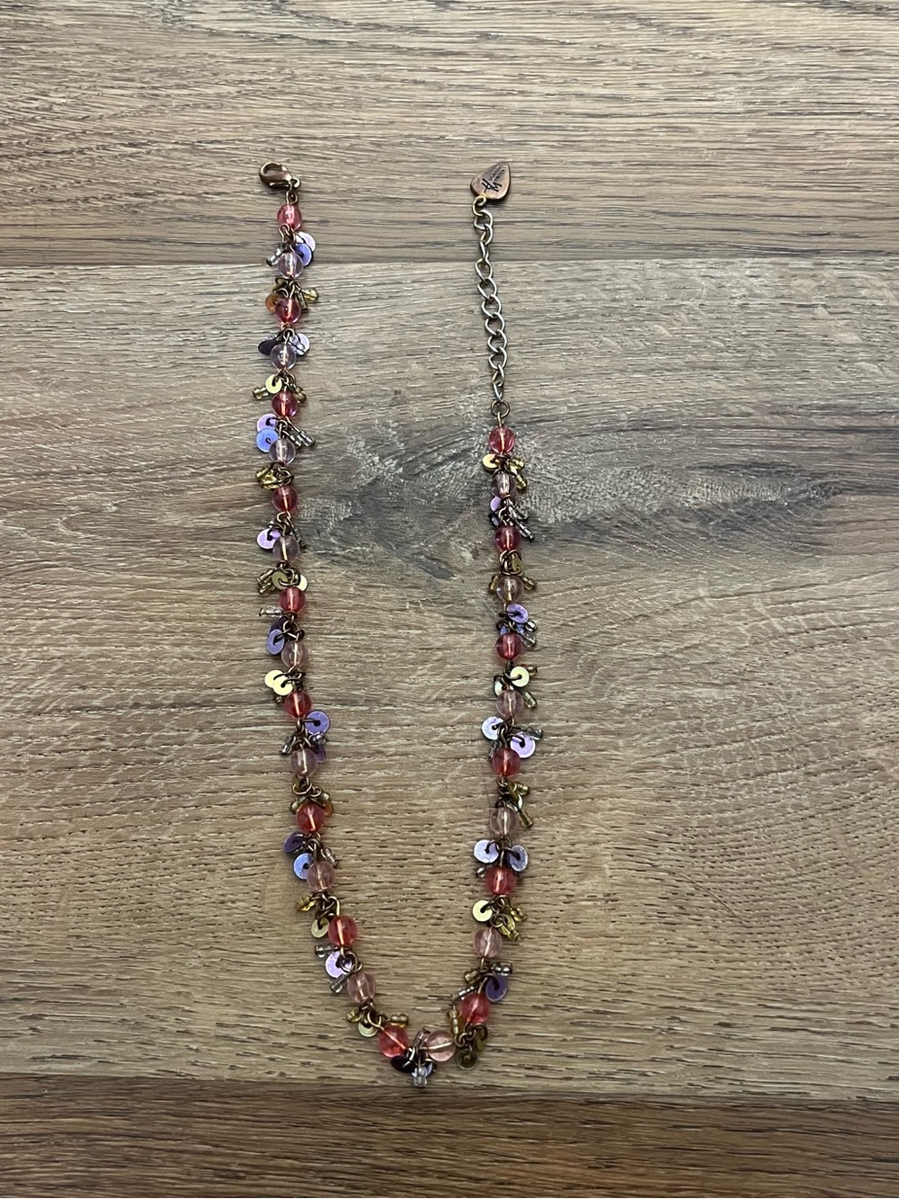 Delicate Vintage Hannah Montana Multicolor Beaded Women’s Choker Necklace